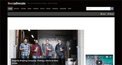 Desktop Screenshot of beeradvocate.com